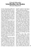 « Schriftsteller des Realen, Bernard Réquichot » Revue de littérature allemande, Schreibheft Zeitschrift für Literatur, n°85, Août 2015